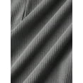 thumbnail image 4 of Dark Grey Vintage Knit Dress Collared Skater Mini Dress, 4 of 4
