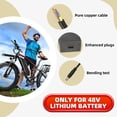 thumbnail image 5 of 46V 2A Ebike Battery Charger, Adapter for Rideal and Class 48V Electric Bicycle, Fast Charging Power Supply for Ebike, 5 of 7