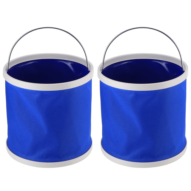 Cubo plegable NikouMX 2 piezas Azul 9L Diseño aerodinámico