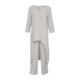 thumbnail image 5 of uublik Women'S Two Piece Outfits Long Sleeve Blouse and Elastic Waist Long Pants Suit Gray, XXXL Summer Savings, 5 of 6