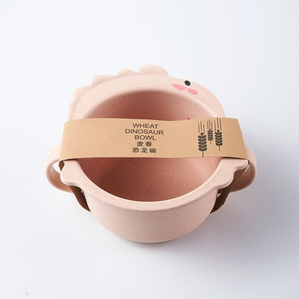 Plato de comida, vajilla para niños PP lindo lindo vajilla para niños plato de alimentación dividido para niños de alta capacidad