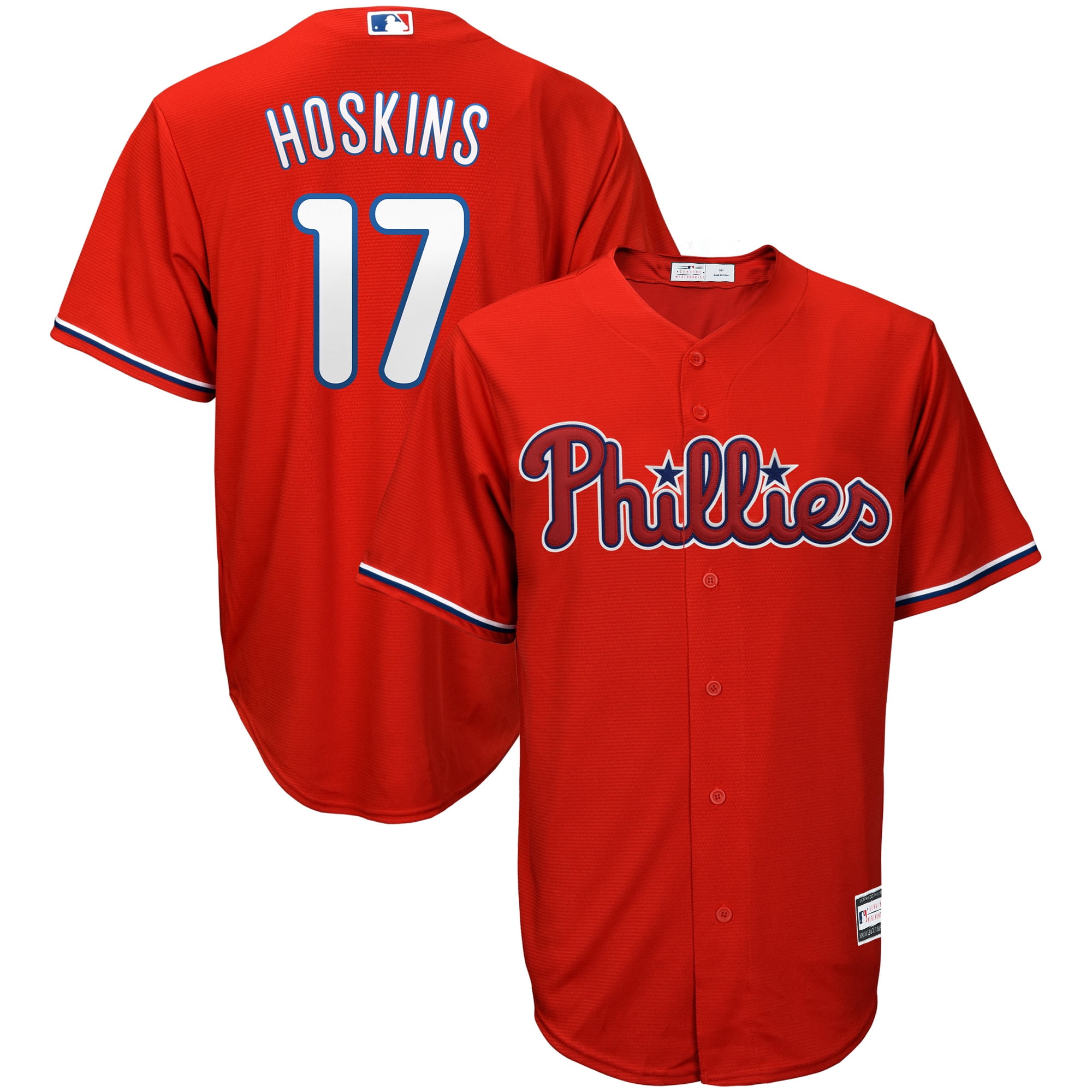 Rhys Hoskins Red Philadelphia Phillies 