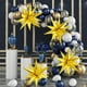 thumbnail image 3 of Star Balloons TOTAFAM Gold, 60 unidades, con forma de cono de aluminio con 12 puntas, 3 of 7