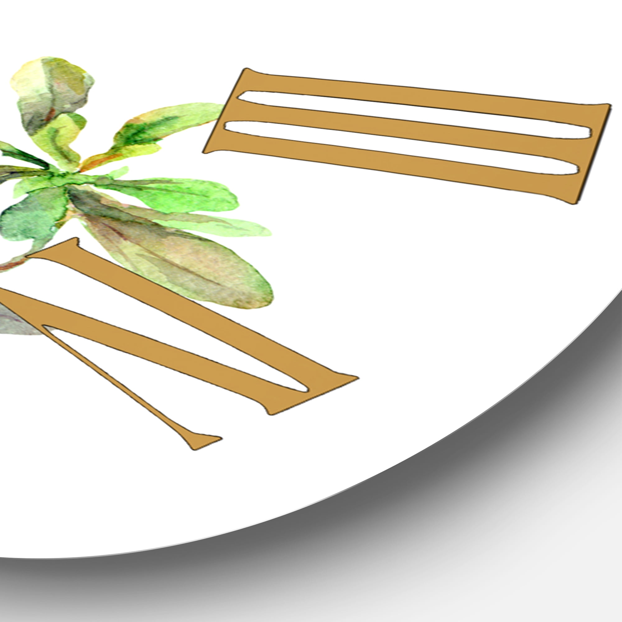 Designart 1 in Traditional Wall Clock