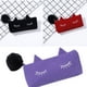 thumbnail image 2 of Vogacara Bolsa de almacenamiento de gato de dibujos animados para maquillaje cosmético de franela suave y bonita, estuches para lápices y Animales de peluche y juguetes de peluche negro, 2 of 6