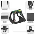 thumbnail image 6 of Picia Vegan No-Pull Dog Harness Reflective Front Clip Vest with Handle,Step-in Air Dog Harness,Adjustable 2 Metal Rings 4 Buckles,Easy to Put on & Take Off X-Large, 6 of 9