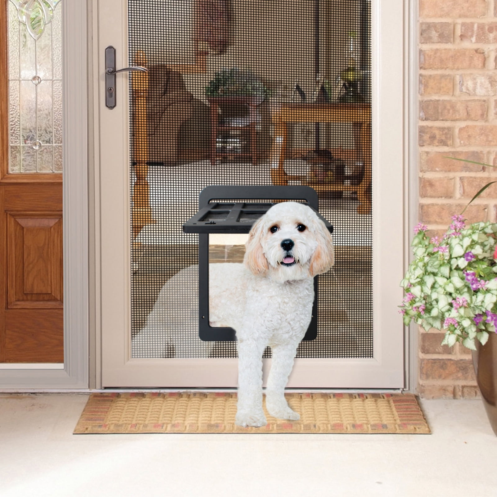Mesh door for pets discount