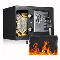2.0 Cubic Feet Security Safe Box, Dual Alarm System, W/Electronic ...