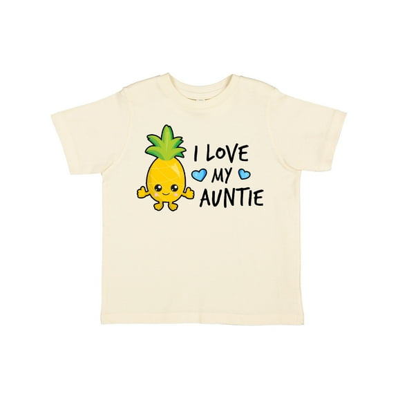 Inktastic I Love My Auntie with Pineapple Boys Toddler T-Shirt