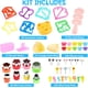 thumbnail image 2 of - Juego de cortador de sándwich, kit de accorios de caja bento 52 en 1, iluye cortador de sándwich, cortador de frutas, púas de alimentos, tazas de silicona, fabricante de musbi,, 2 of 5