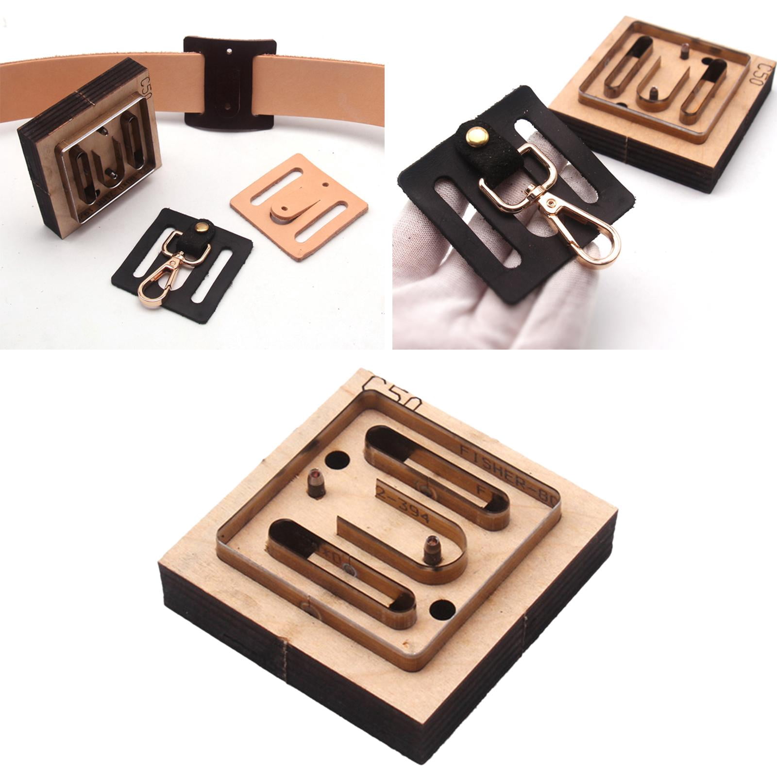 Leather Craft Cutting Die Hollow Template Stencils Jewelry Punch Tool for DIY Making, Leathercrafts, Belt Buckle, in, Scrapbooking