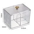 thumbnail image 2 of Dispensador de almohadillas de algodón Laklulu, contenedor de almohadillas de algodón para baño, almacenamiento de almohadillas de algodón, contenedor de almohadillas de algodón, dispensador de, 2 of 7