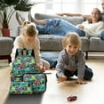 thumbnail image 5 of EGNMCR Starting Season 1-3 Grade Children's Backpack Three Piece Combination Set Single And Double Shoulder Bag Pencil Case Outdoor A schoolbag, 5 of 5