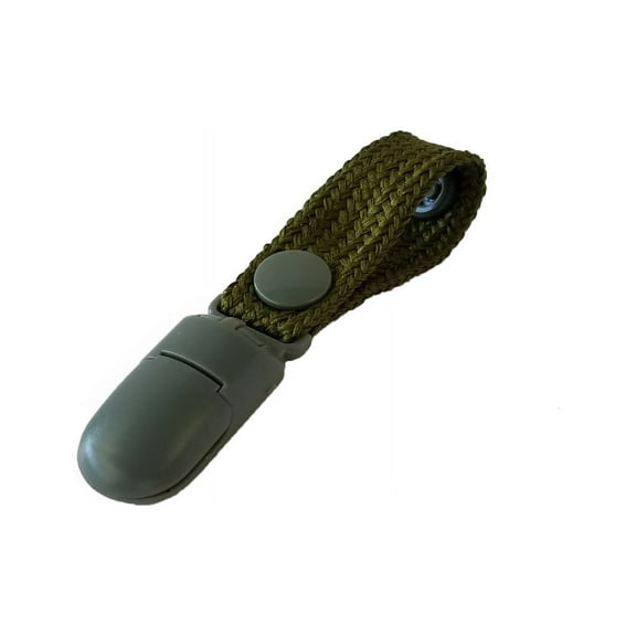 Hydration Backpack Drink Tube Lanyard Clip - OD Green