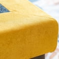 thumbnail image 5 of Cama matrimonial con cabecera Livy Tapizada Color mostaza Roomi, 5 of 5