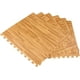 thumbnail image 1 of Set de 4 Tapetes Foamy para Ejercicio Bluelander 1.2 cm Diseño de Madera, 1 of 5