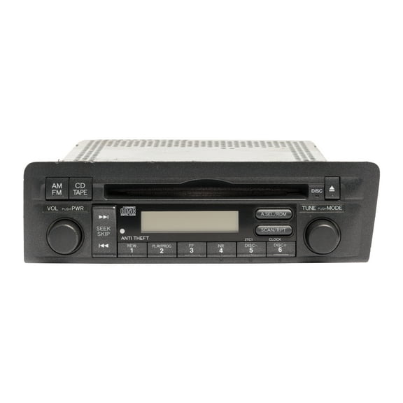 Restored 20012003 Honda Civic AM FM Radio Single Disc CD Player 39101S5AA610M1 2TC1 (Refurbished)