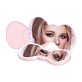 thumbnail image 1 of Impressions Vanity Hello Kitty Bow Led Compact Mirror Double Sided Cute Travel Makeup Mirror Soft Touch Button With Slide Down Auto Shut Off (Small), 1 of 5