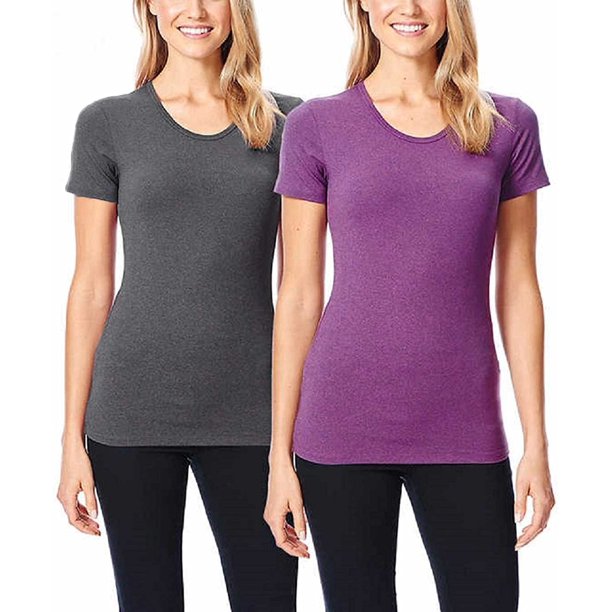 32Degrees Weatherproof Womens Short Sleeve Scoop Neck Cool Tee