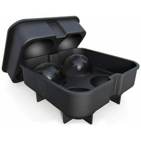 Oumilen Silicone 4-Cavity Sphere Ice Mold