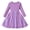 Purple, variant on Lanbubble Toddler Girls Long Sleeve Dress A-Line Casual Play Dresses Size 2-3T