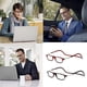 thumbnail image 2 of Gafas de lectura magnéticas flexibles, cuello colgante, plegables, ajustables, transparentes, 2 of 3
