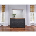 thumbnail image 4 of A-America Stone Creek 7 Drawer Transitional Solid Wood Dresser in Black, 4 of 8