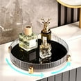 thumbnail image 5 of ABPETE Makeup Perfume Organizer, 360° Rotating Skincare Organizer, Vanity Tray, Spinning Cosmetics Organizer for Dresser, Vanity, Bathroom Countertop, Clear, 5 of 9