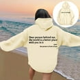 thumbnail image 2 of Cnbwig Oversized Hoodies for Women Word Graphic Letter Hoodies Vintage Trendy Sweatshirts Preppy Drop Shoulder Long Sleeve Tops Sweatshirts for Fall and Winter Beige XXL, 2 of 7