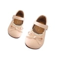 thumbnail image 2 of Viluyesy Girls Mary Jane Shoes Closed Toe Lace Bow Hook Loop Soft Sole Dress Shoes for Kids Pink Size 10 Toddler, 2 of 8