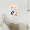 thumbnail image 2 of Kate and Laurel Abstract Line Art Print 1 Framed Canvas Wall Art by July Art Prints 18 x 24 Sylvie White, Modern, Abstract Art for Wall Decor, Living Room, Bedroom, 2 of 8