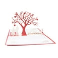 thumbnail image 4 of JilgTeokValentines Day Pop Up Card, 3D Love Tree Couple Anniversary Wedding Thank You Birthday, for Wife, Husband, Her, Him, Couple, Romantic Greeting Card Happy Mothers Day(6.1*5.12in), 4 of 5