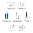 thumbnail image 4 of Rotuladores Grout Pen Rainbow Chalk, blancos, impermeables, 7 ml, paquete de 3, 4 of 9