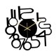 thumbnail image 3 of Acrílico Caballero de pared Ornamento colgante Remembrance Regalo Interior Decoración de la pared del reloj decorativo para la casa de la oficina del, 3 of 8