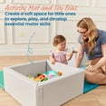 thumbnail image 3 of ECR4Kids SoftZone Play Patch Activity Mat and Toy Bins, Beginner Playset, Contemporary, 6-Piece, 3 of 9