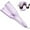 Purple, variant on Aorsher Wave Curling Iron, Anti-Scald 2 Barrel Ionic Wavy Curler for Women, 1.4 inch Fast Heating Wand, 4 Temp Ceramic Crimper for Wide Deep Waves