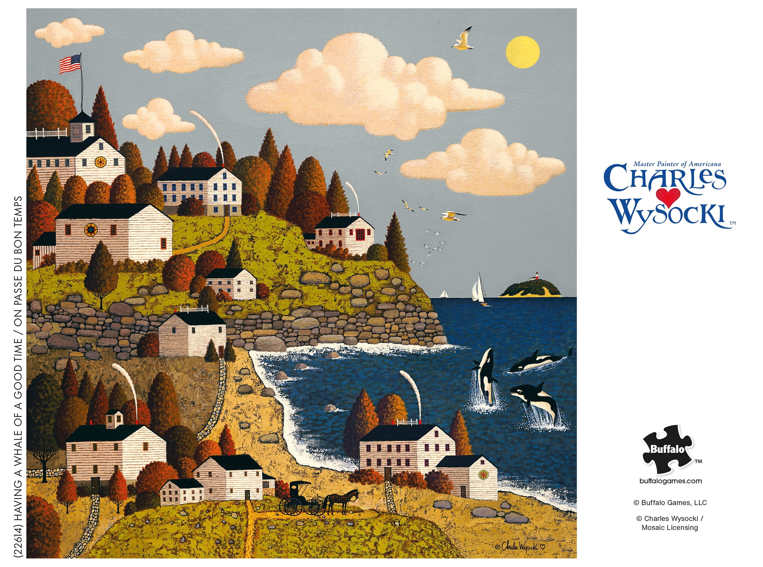 Buffalo Games Having a Whale of a Good Time 300-Piece Interlocking Jigsaw Puzzle for Adults Ages 14+