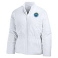 thumbnail image 4 of Women's WEAR by Erin Andrews  White Los Angeles Chargers Packaway Full-Zip Puffer Jacket, 4 of 6