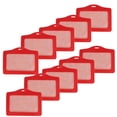 thumbnail image 1 of 10pcs Plástico ID Insignia Tarjetero Cuello Correa Banda Varios rojo, 1 of 10
