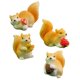 thumbnail image 3 of 4pcs Cute Mini Squirrel Figurines for DIY Desktop, Garden, and Doll House Decor – Vivid Resin Animal Models for Micro Landscaping and Cake Decoration, 3 of 5