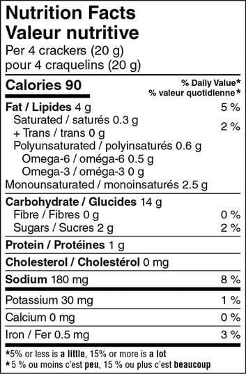 Great Value Vegetable Crackers