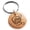 Rose, variant on Stainless Steel Carpe Diem Engraved Small Medallion Circle Charm Keychain Keyring