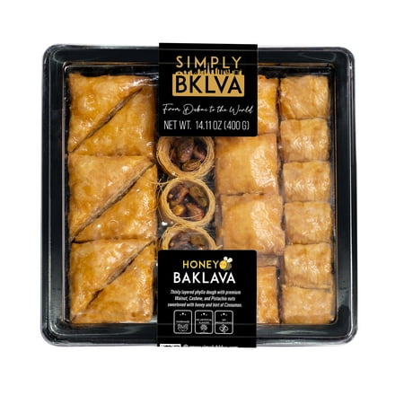 Simply BKLVA - Assorted Dubai Baklava With Honey - 21 Pieces / 400g