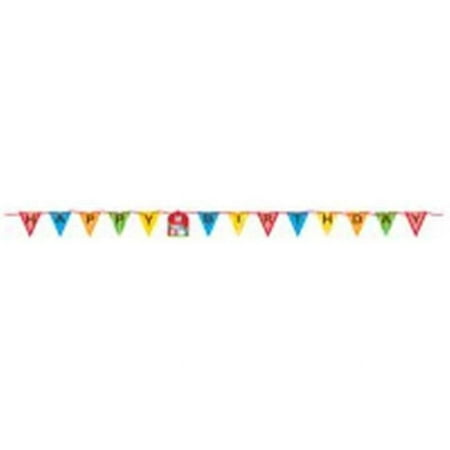Farmhouse Fun - Circle Ribbon Banner, Shaped - Case of 6