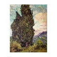thumbnail image 2 of Posterazzi BALXIR75776LARGE Cypresses 1889 Poster Print by Vincent Van Gogh - 24 x 36 in. - Large, 2 of 4
