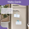 thumbnail image 4 of Topboutique Index Cards 4 Packs Record Cards Helical Bound Index Cards Note Cards with Ring Binder Ruled Flashcards Notecards for Taking to Do List/Office Use,3x5 inches,White-Total 200 Sheets, 4 of 7