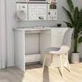 thumbnail image 1 of vidaXL Desk High Gloss White 100x50x76 cm Engineered Wood, 1 of 5