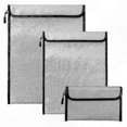 thumbnail image 1 of 3-Pack Fireproof and Waterproof Document Bags, 2000F Safe Pouch for Cash and Important Papers, 1 of 5