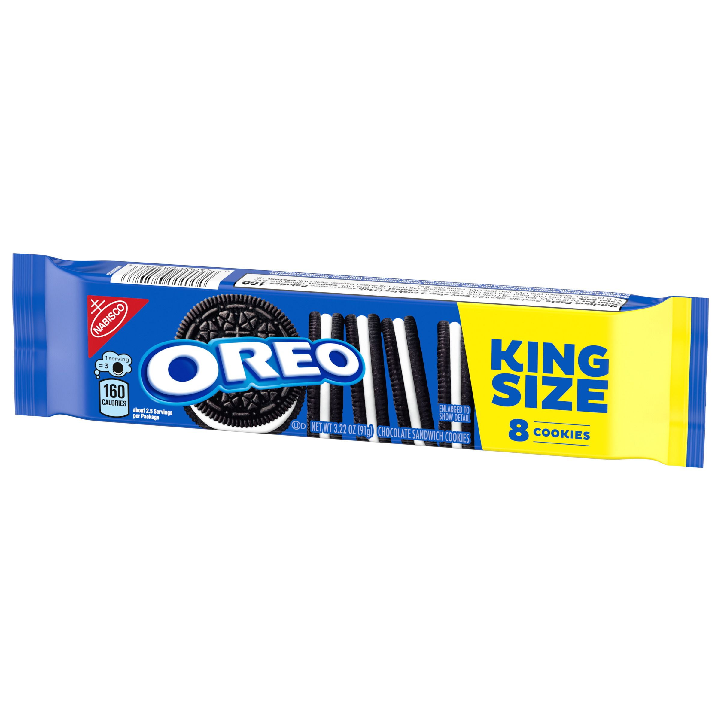 NABISCO OREO ORIGINAL KING SIZE COOKIES 3.22 OZ