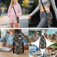 thumbnail image 6 of Yuyamidu Hunting Camo Backpack Set with Lunch Box, Water Bottle Pouch, Pencil Case & Keychain, 17 Inch Lightweight Sturdy School Bookbag Set for Kids 8-12, 3rd-6th Grade, Back to School Supplies, 6 of 7
